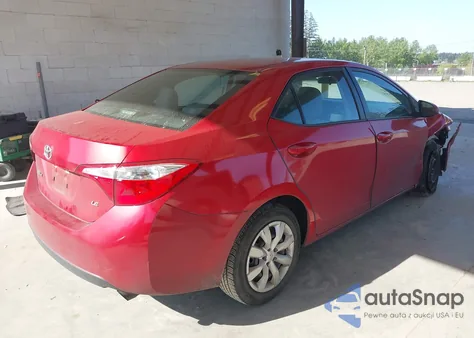 2015 Toyota Corolla Le из США, поврежденный, VIN 5YFBURHE6FP332900